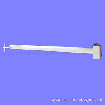 Powder Coated Steel Tube Pipe Hook with Tab Bar Hanger